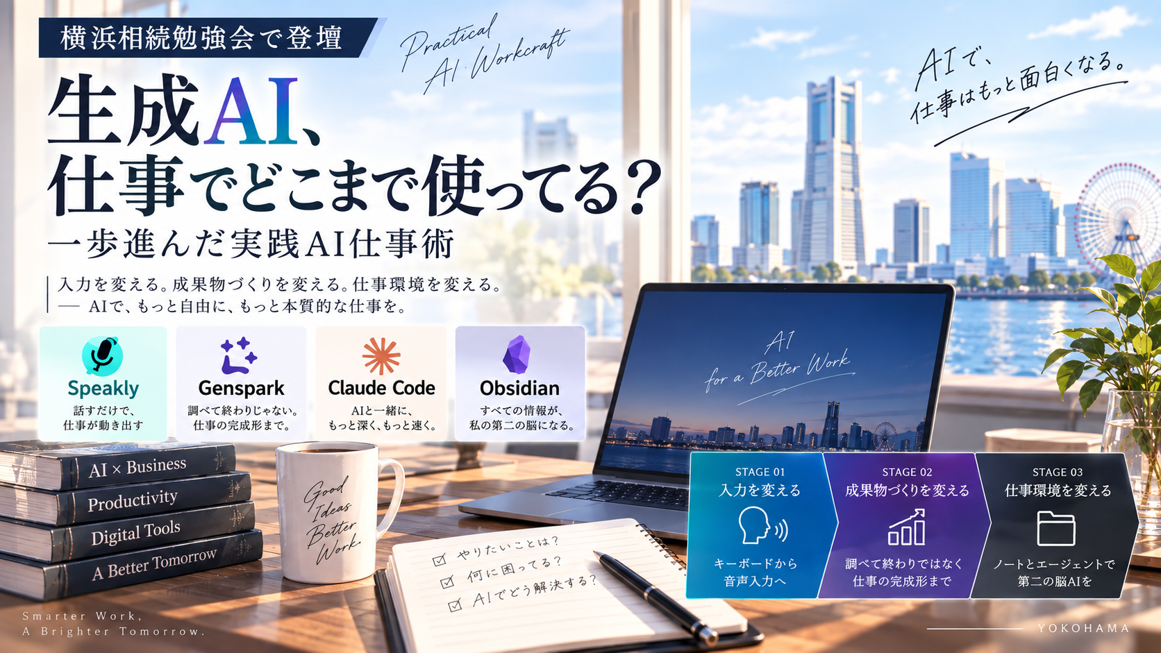 AIを使う前に、「自分は何をしたいのか」を考えるー横浜相続勉強会で「一歩進んだ実践AI仕事術」についてお話ししました（2026年9月18日）
